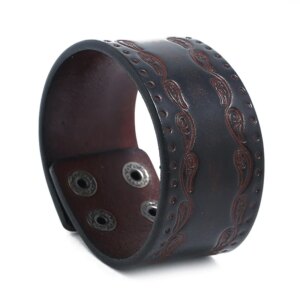 Leather Braided Leather Bracelet for Men